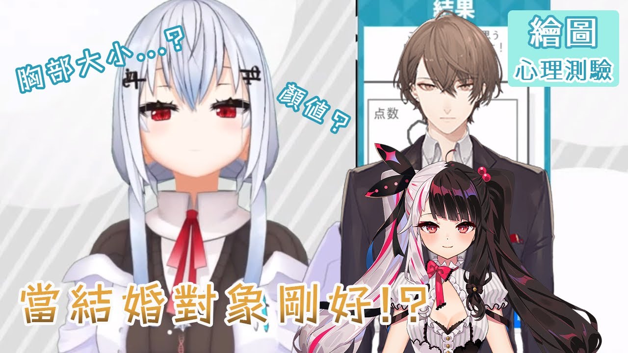 【彩虹社中文字幕】顏值、胸部大小與結婚對象-博士的繪圖心理測驗【葉加瀬冬雪/にじさんじ切り抜き】