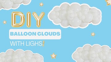 How To:Balloon Cloud Tutorial #howto #diy #balloon