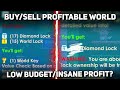 Buysell profitable world low budget  must watch  17dls to    growtopia