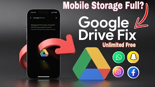 Phone Storage Full? Fix It with Google Drive  How to Free Space on Phone & Google Drive in Minutes