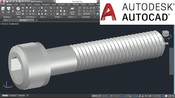 SOCKET HEAD CAP SCREW IN #AUTOCAD | #AUTOCAD TUTORIAL | @AUTOCAD