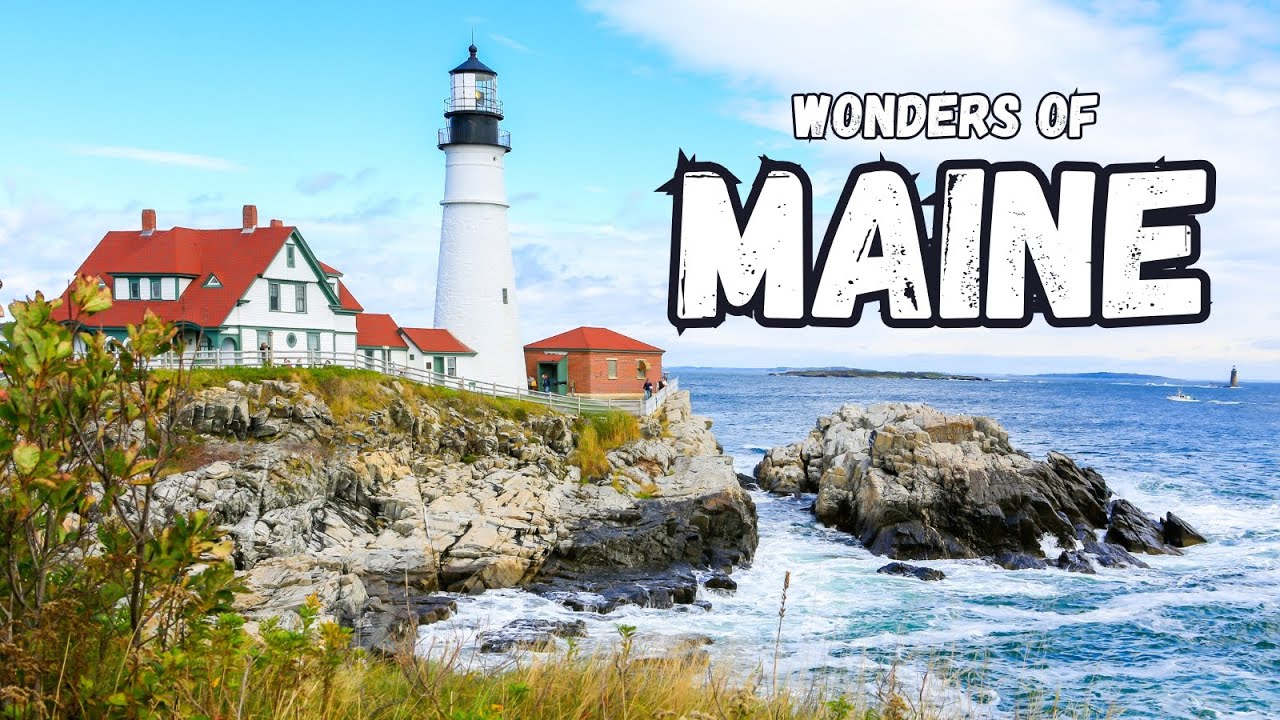 21 потрясающее место для посещения в штате Мэн | Исследуйте скрытые жемчужины штата Мэн 🏞️🌲✨