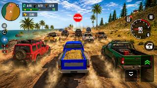 🚙 Ultimate Off-Road Pickup Truck Convoy Challenge! #OffRoadRacing #TruckSimulator #PickupTruck
