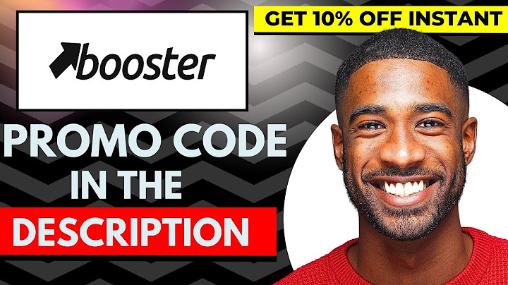 Booster Coupon Code || Get 10% Discount! || Booster Promo Code || Booster discount code