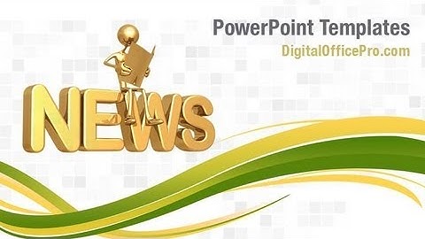 News PowerPoint Template Backgrounds - DigitalOfficePro #08902W
