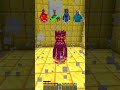 Which Poppy Playtime Chapter 6 Can Survive Breaking Blocks Fall? 😱#minecraft #gugugaga