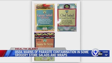 USDA warns of parasite contamination in some grocery store salads