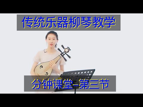 传统乐器，傳統樂器，柳琴入门教学教學（第三集）新爱琴·柳琴考级曲分钟课堂 03 后十六节奏型练习