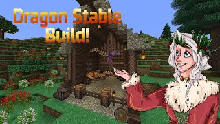How to Build a Dragon Stable in Isle of Berk Minecraft! Deadly Nadder #isleofberk #minecraft #httyd