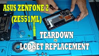 Asus Zenfone 2 (ZE551ML) l TEARDOWN l LCD SET REPLACEMENT