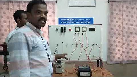 Equivalent Circuit of a Single Phase Induction Motor