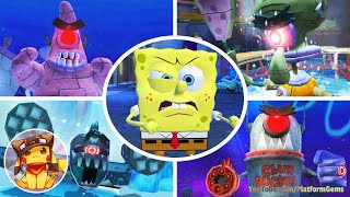 SpongeBob's Truth or Square - All Bosses (With Cutscenes) [2K]