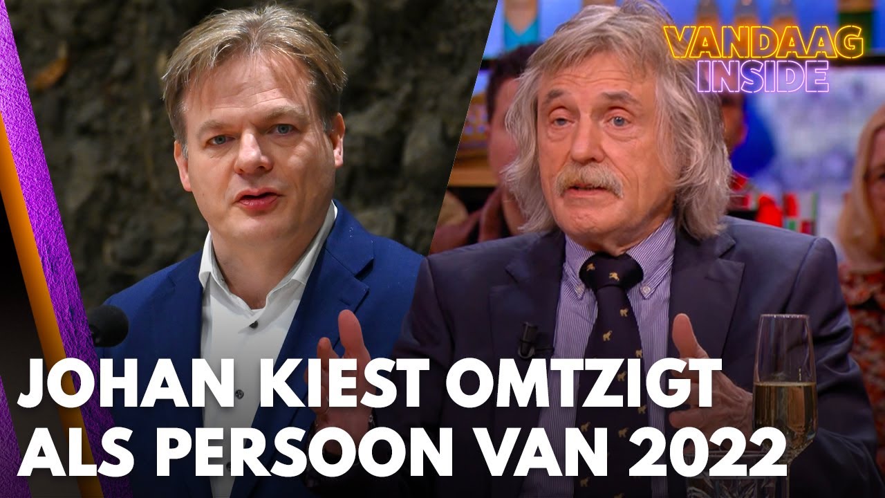 Johan kiest Omtzigt als persoon van 2022: 'Hij is inhoudelijk de beste politicus' | VANDAAG INSIDE