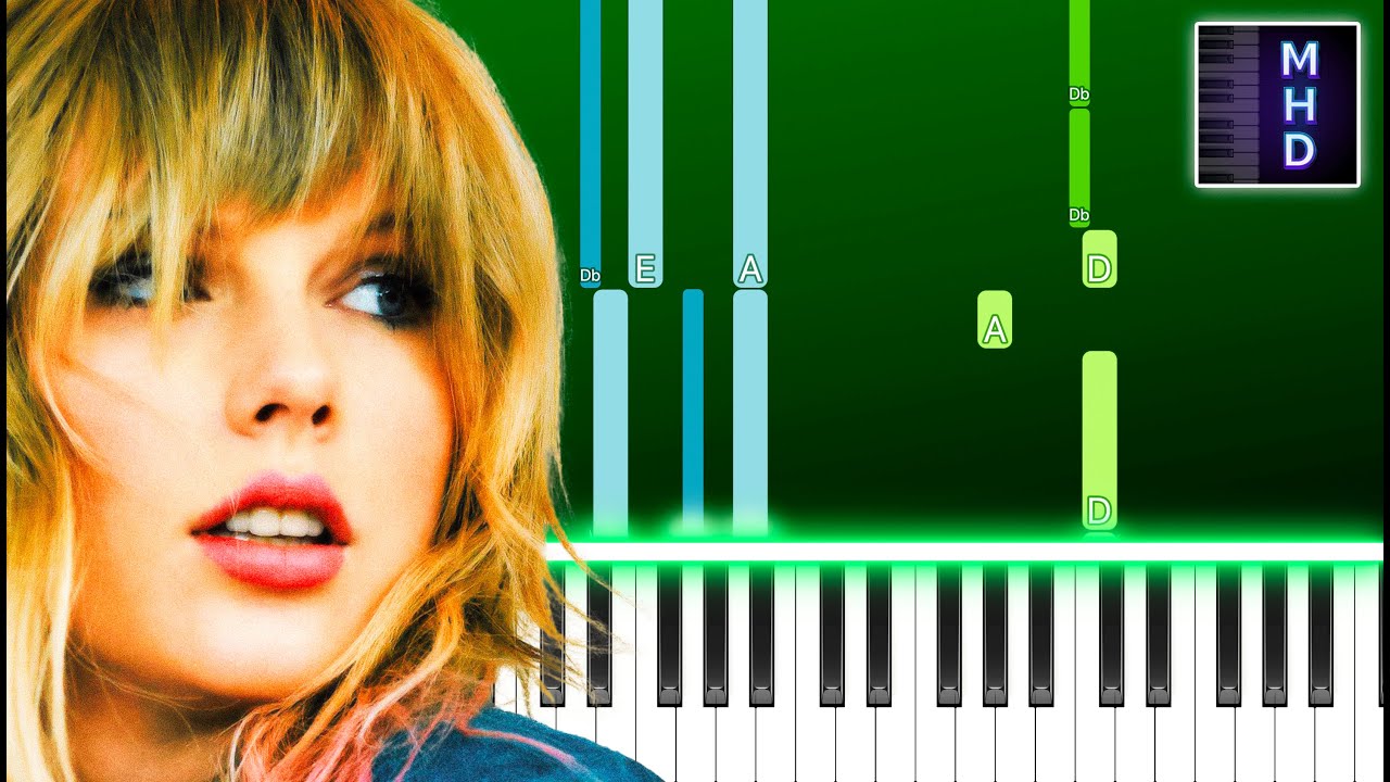 Taylor Swift - gold rush (Piano Tutorial Easy)