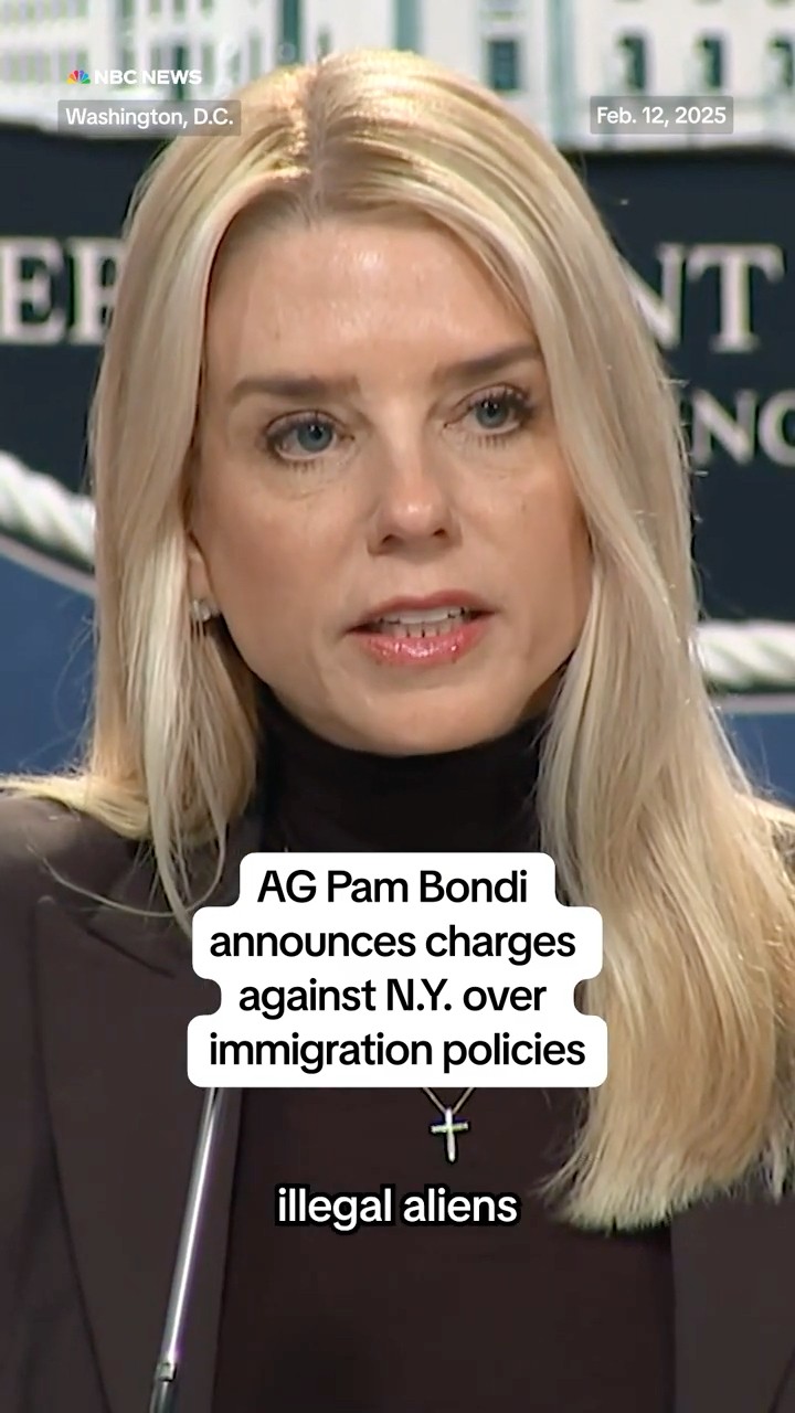 AG Pam Bondi announces charges against N.Y. over immigration policies