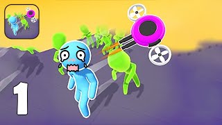 Zombie Defense - Part 1 Stickman Zombie War Base Defense - Gameplay Walkthrough(iOS, Android) screenshot 1