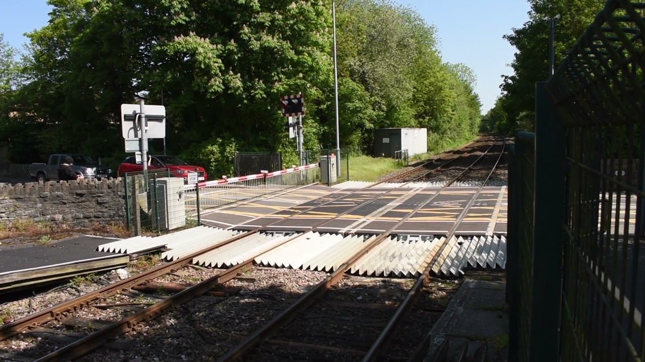 The Atlantic Coast Express passing Sherborne at speed.