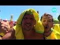 Fans in Brazil party ahead of national team's game in the World Cup