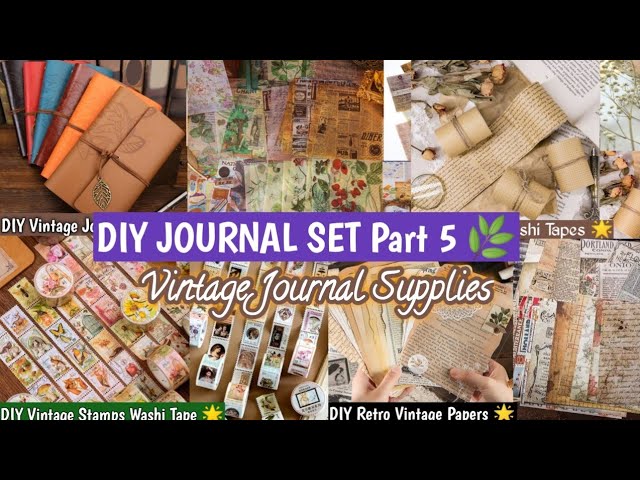 DIY JOURNAL SET /How to Make Journal Set at Home /DIY Journal kit / DIY  Journal Stationary 