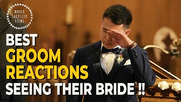 TOP 10 Groom Reactions Seeing Their Brides 👰 Wedding ceremony entrance