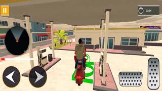 Superhero Bike Taxi Simulator Bike Driving Games Part 1 screenshot 5