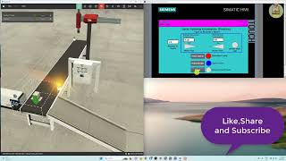 Painting Automation with HMI and Factory IO (PLC based)