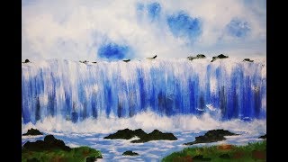 Waterfall Scenery with Acrylic screenshot 2