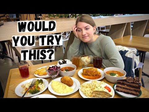 A Typical Canteen In Russia | What Food Do Russian People Eat
