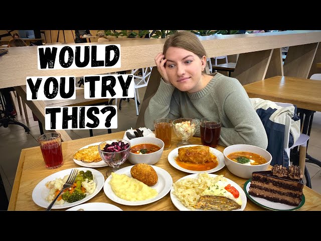 A TYPICAL CANTEEN IN RUSSIA | What food do Russian people eat? 🇷🇺 class=