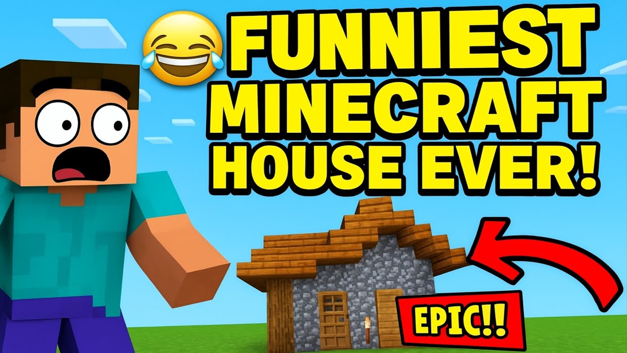 Minecraft Comed Minecraft Funny House Build ๐ | Meme Voice Over + Epic Comedy Moments ...