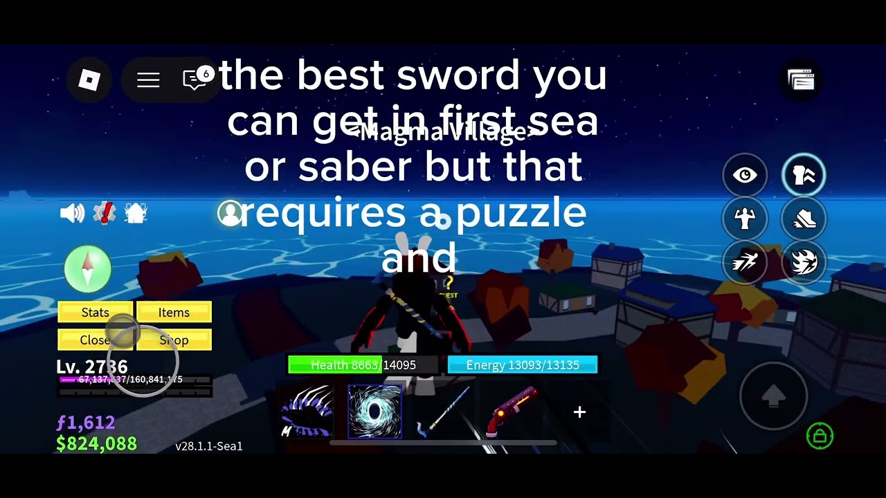 Guide for first sea players in Blox fruits - YouTube
