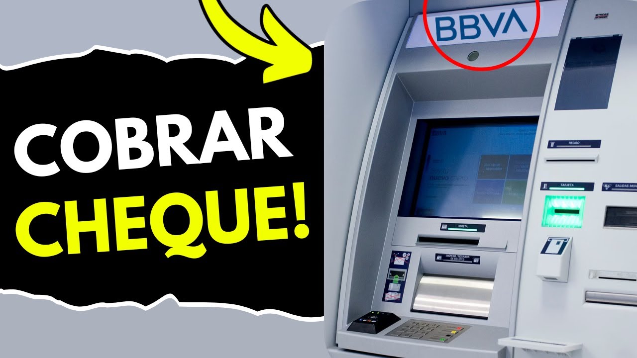 Cómo COBRAR Cheque en Cajero BBVA (¡en 1 minuto!)