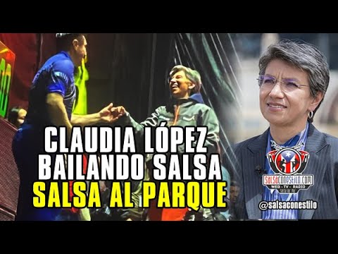 🔴 CLAUDIA LÓPEZ bailando SALSA en la tarima de SALSA AL PARQUE @SalsaConEstiloVIP