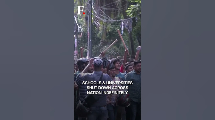 Six Killed As Job Quota Protests Turn Violent in Bangladesh | Subscribe to Firstpost
