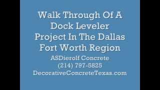 Dock Levelers Dallas Fort Worth - ASDierolf Concrete