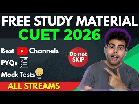 Free CUET 2026 Resources | Full Prep Guide (Must Watch): Free PYQs ...