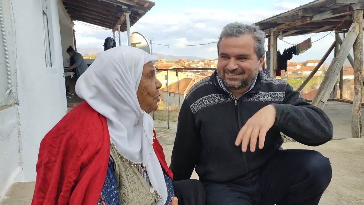 Radovish'te Bariye yengemizi gördük. güzel bir muhabbet edelim dedik.