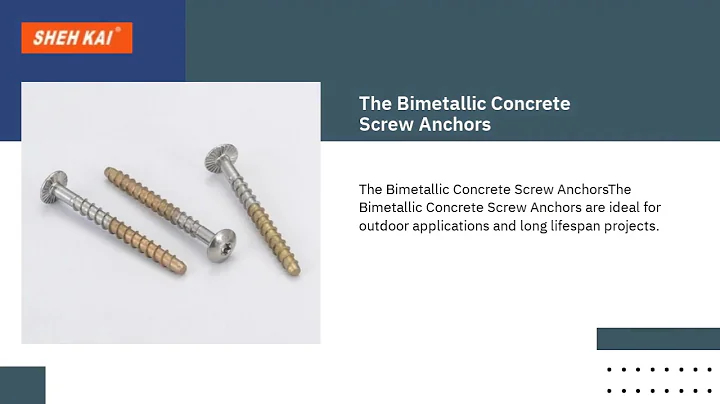 The Bimetallic Self Drilling Window Screw | SHEHKAI PRECISION CO., LTD. | Taiwantrade