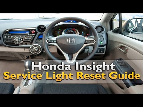 Honda Insight Service Light Reset