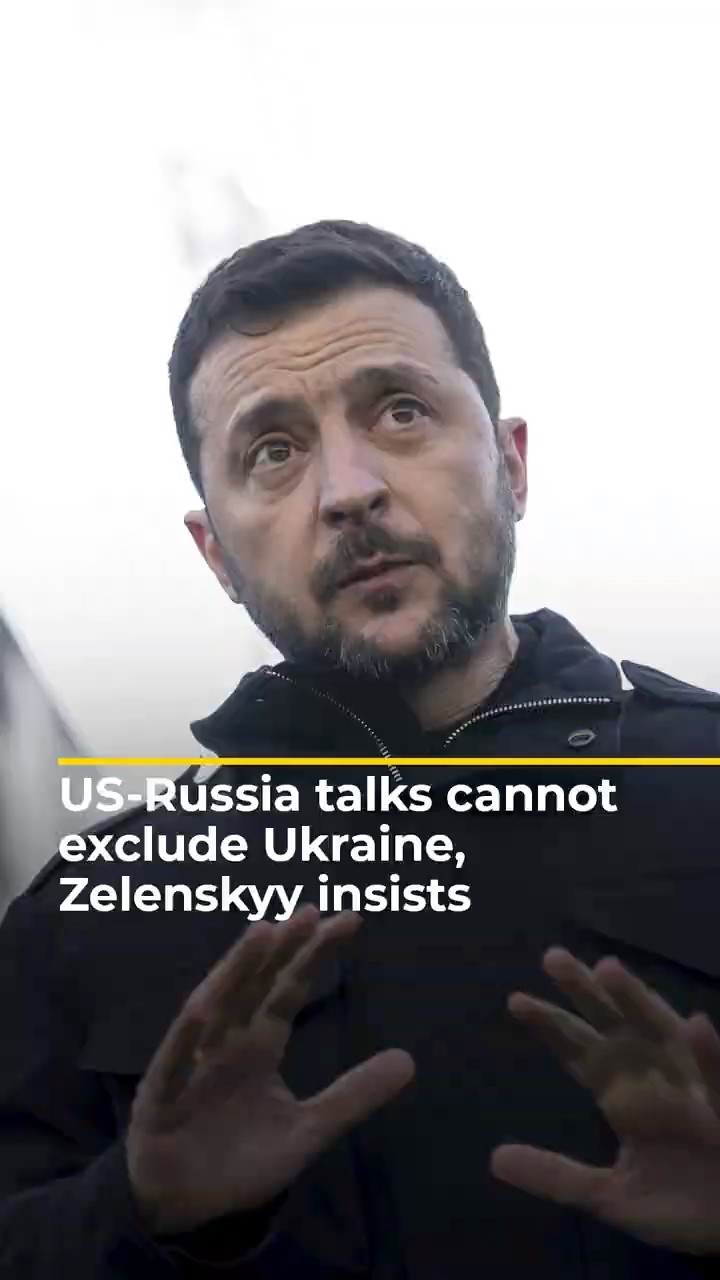 US-Russia talks cannot exclude Ukraine, Zelenskyy insists | AJ #shorts
