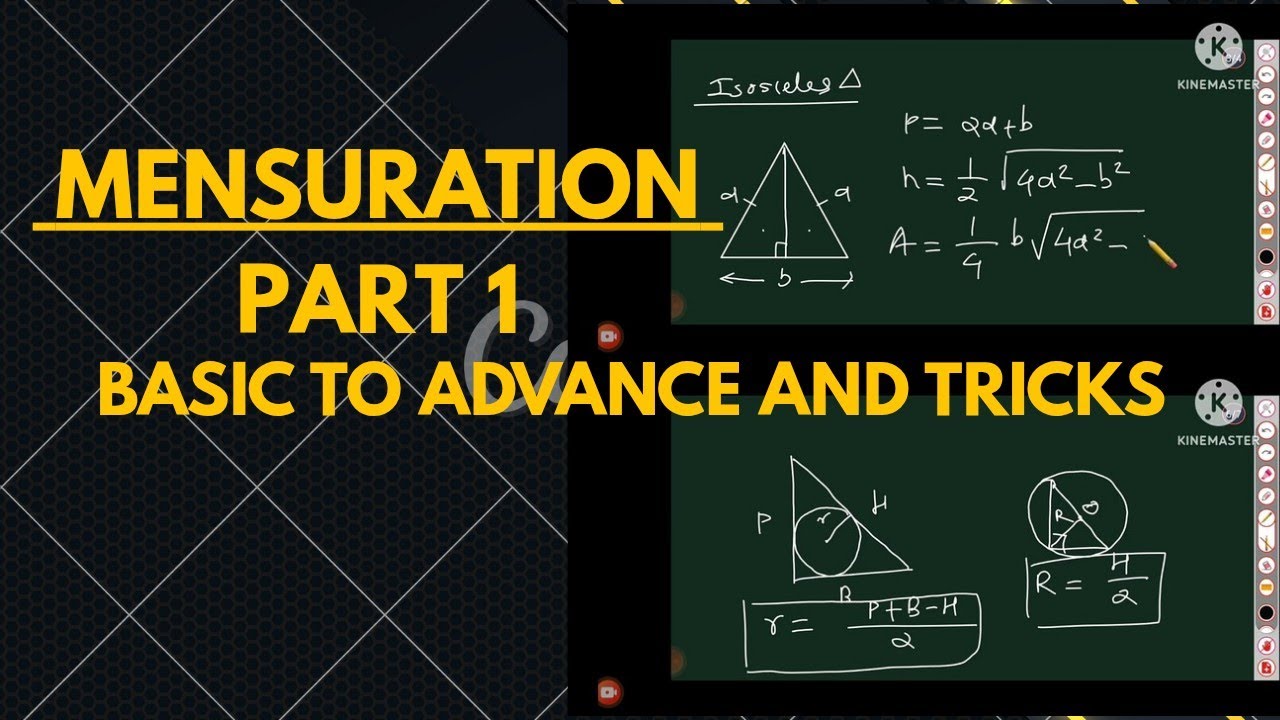 Mensuration Part 1 Basic to advance for competitive exams and ...