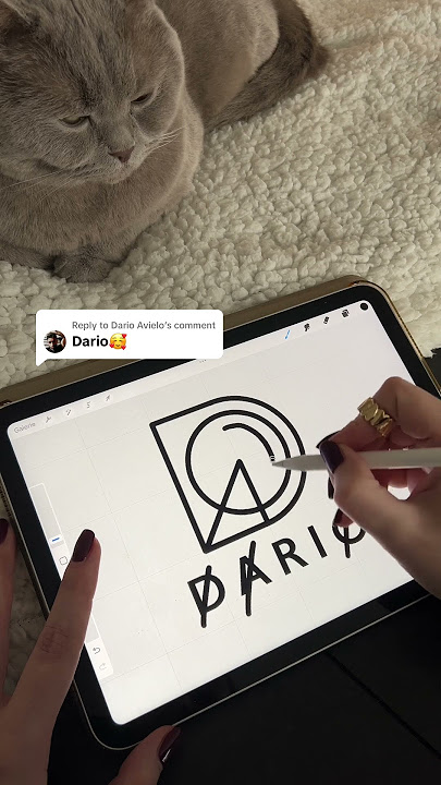 Avielo Dario | Procreate Logo Design #designprocess #adobeillustrator #procreate