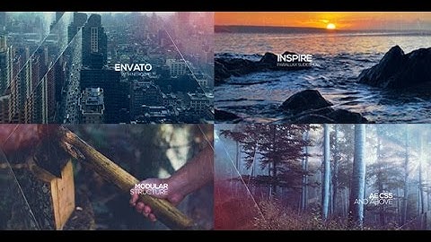 Inspire Parallax Slideshow (After Effects template)