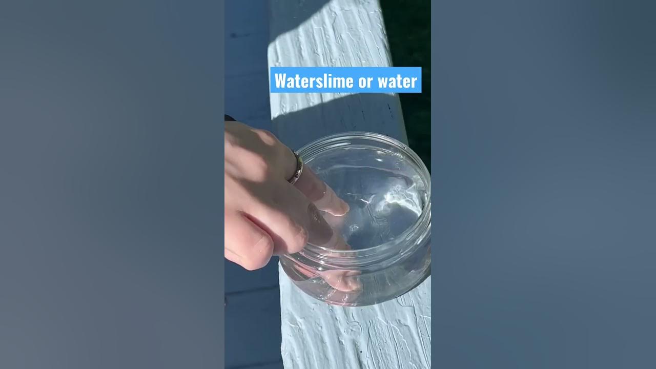 Water slime or water which one is it????￼