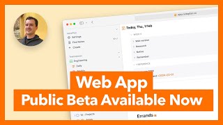 Web App Public Beta Walkthrough (Features, Teamspaces and more)