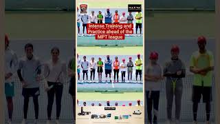 Practice Session And Training Ahead Of The League