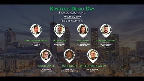 KiwiTech Demo Day Altanta, August 2019 | Startup Pitch