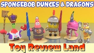 Spongebob Squarepants Dunces & Dragons Figurine Set Plus A Green Arrow And Flash Short