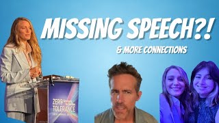 Blake Lively’s MISSING Speech