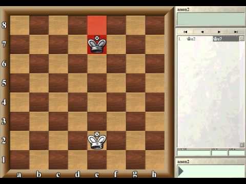 Learn Chess - The Basics - 4 - The pieces - a) How to move the king